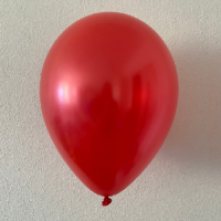 Воздушный шар Красный Металлик